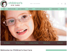 Tablet Screenshot of childrenseyecaremich.com